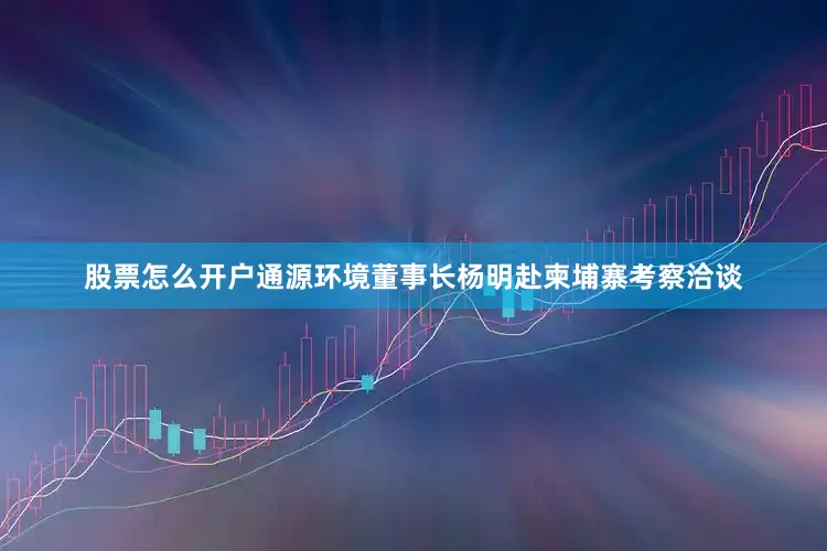 股票怎么开户通源环境董事长杨明赴柬埔寨考察洽谈